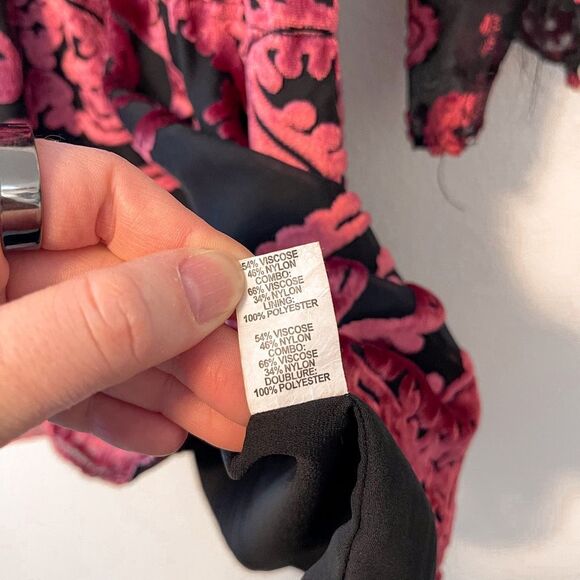 Ramy Brook Clarice Velvet Mini Dress Size XS NWT DAMAGED - Picture 9 of 13